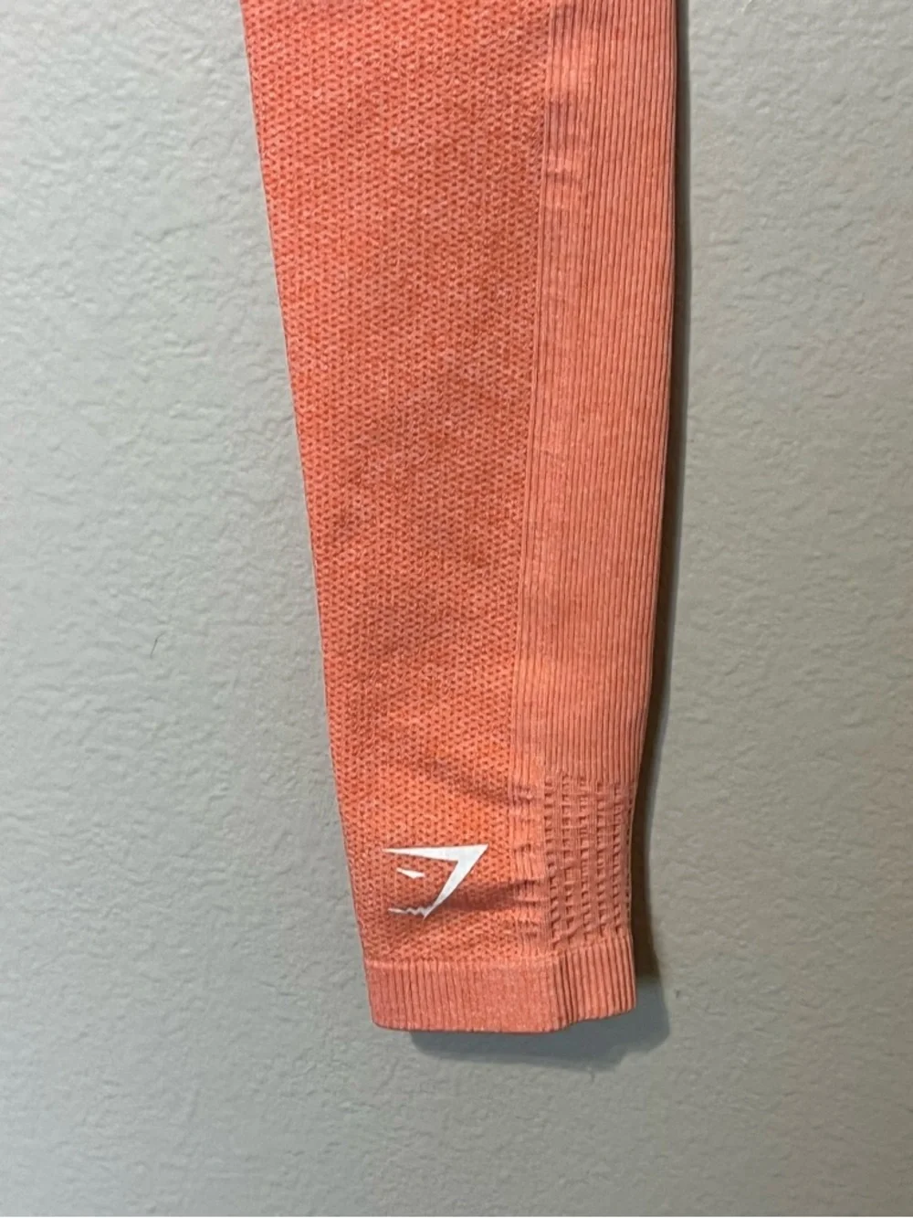 Gymshark Coral Pink Ombre Seamless Leggings - Picture 7 of 8